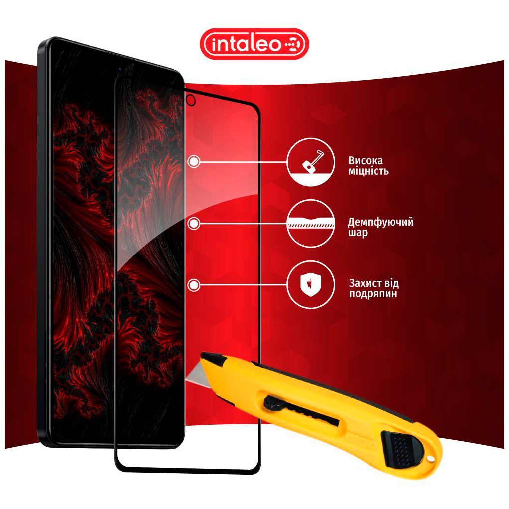 Защитное стекло INTALEO Full Glue для Poco X5 Pro