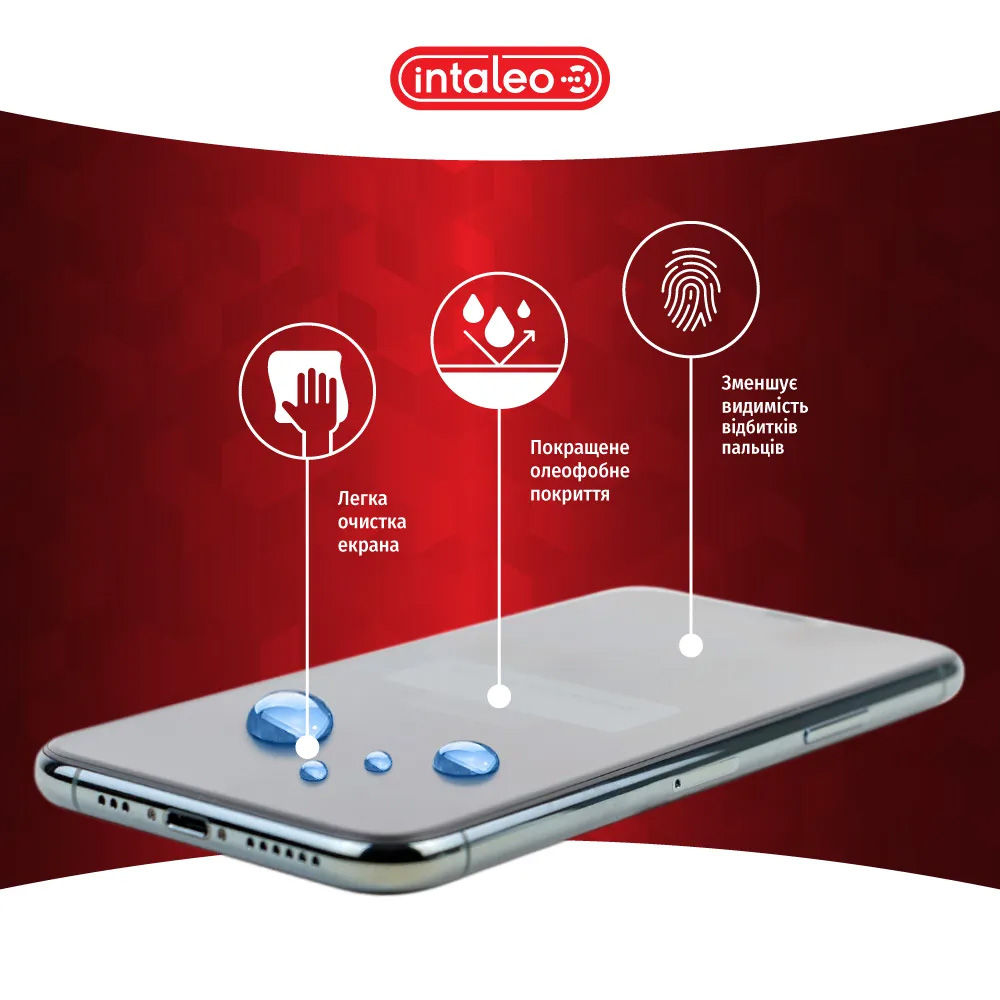Защитное стекло INTALEO Full Glue для Poco X6