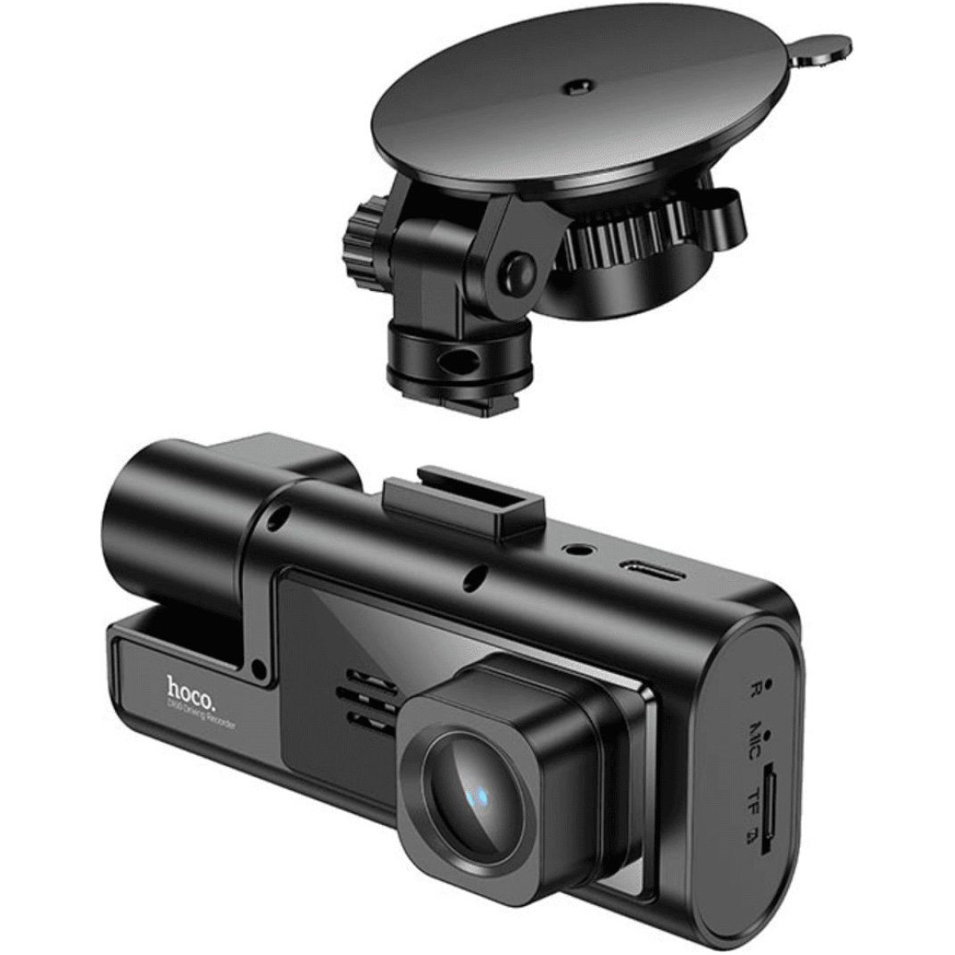 Автомобильный видеорегистратор с камерой заднего вида HOCO DI60 Triple Driving Camera