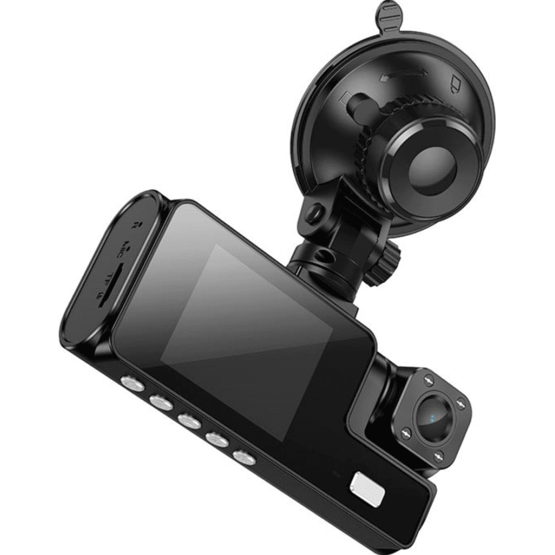 Автомобильный видеорегистратор с камерой заднего вида HOCO DI60 Triple Driving Camera