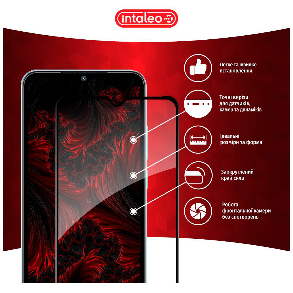 Защитное стекло INTALEO Full Glue для Redmi A2+