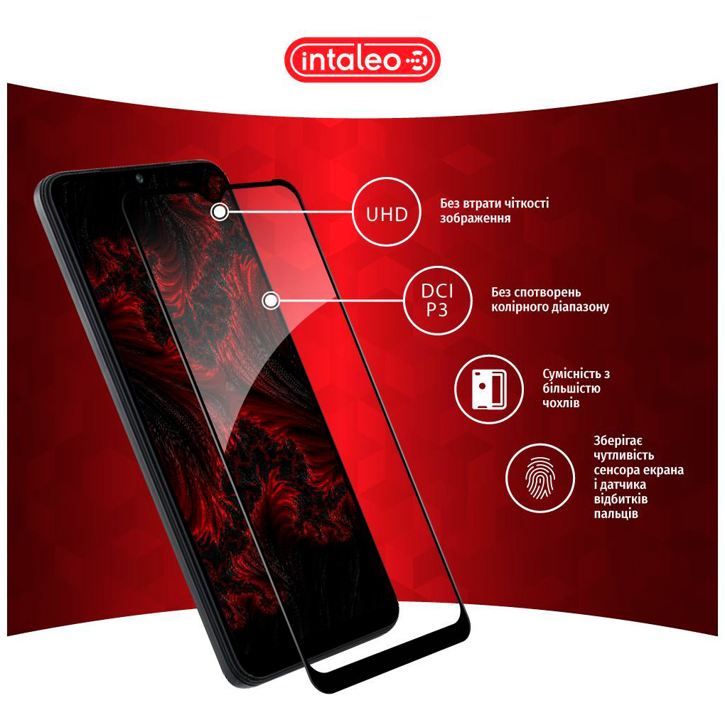 Защитное стекло INTALEO Full Glue для Redmi A2+