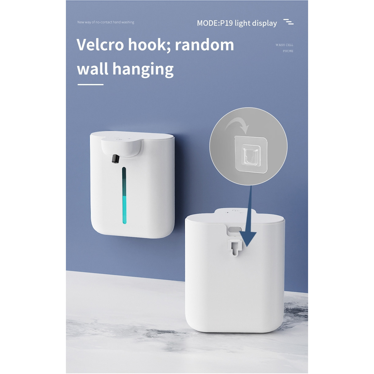 Дозатор рідкого мила сенсорний PENGRUILIN Foam Soap Dispenser P19