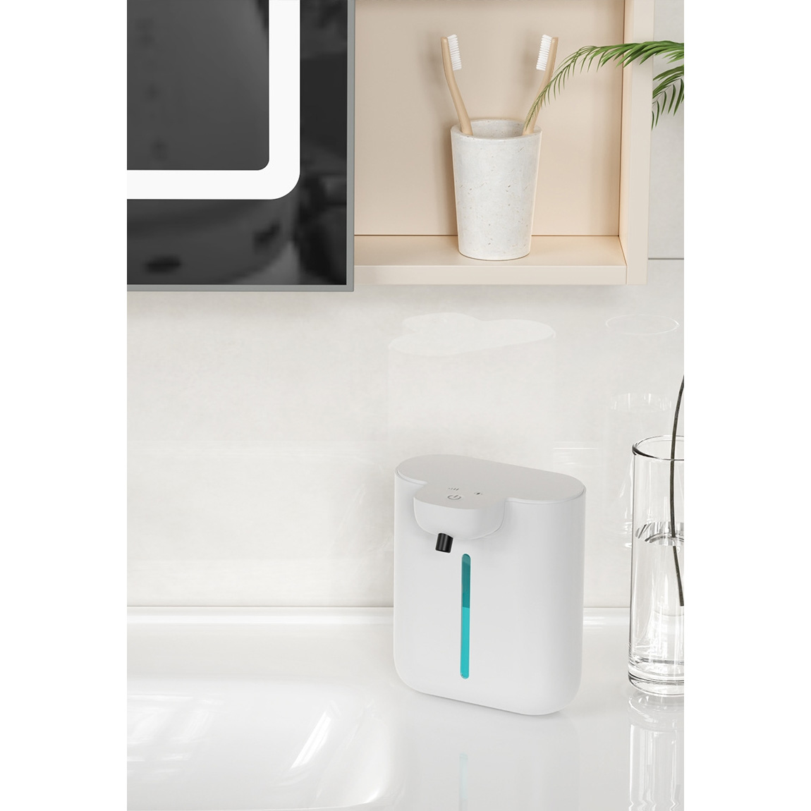 Дозатор рідкого мила сенсорний PENGRUILIN Foam Soap Dispenser P19