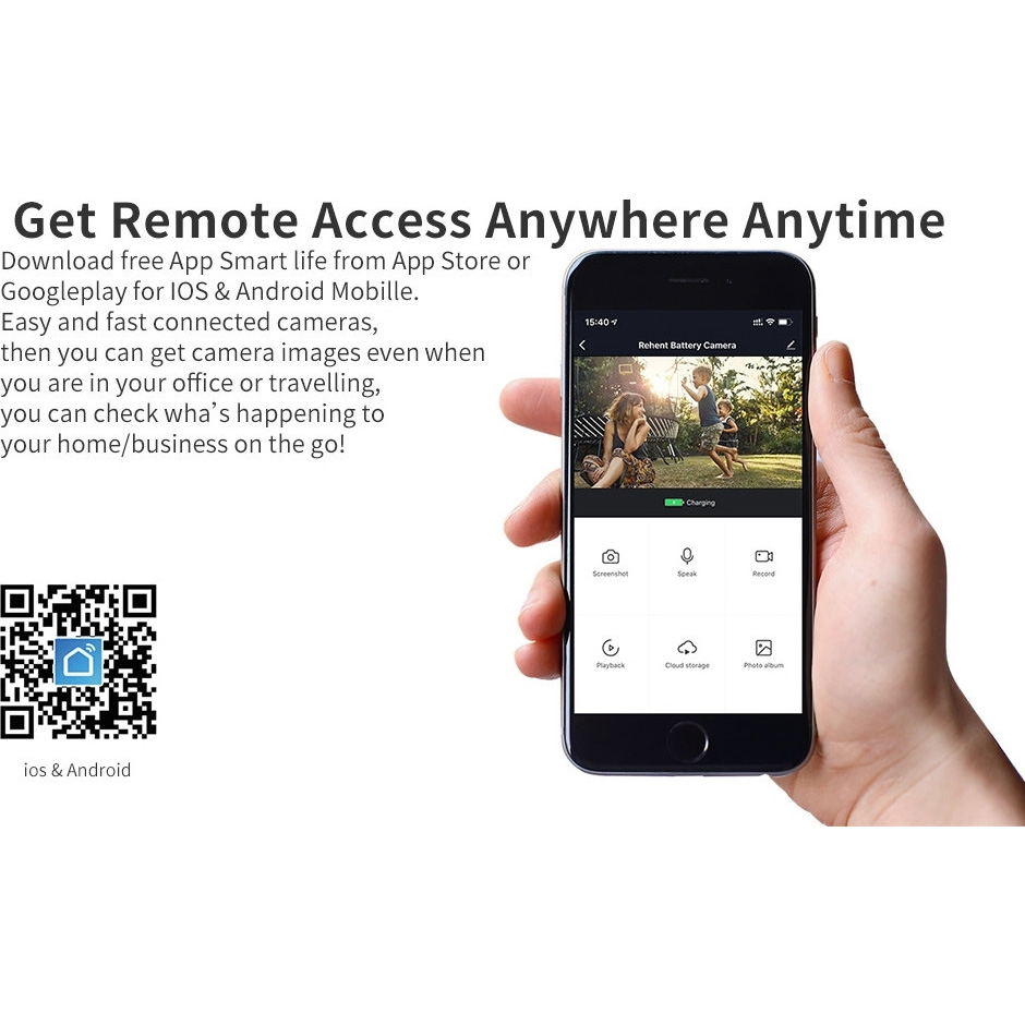 Розумний відеодзвінок 4.3" TUYA Wireless Peephole Video Doorbell