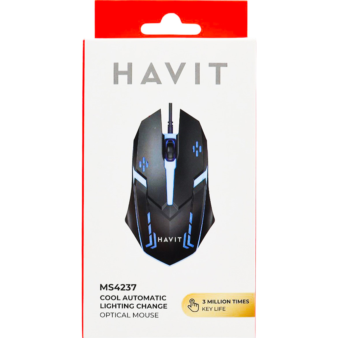 Миша ігрова HAVIT HV-MS4237 Black
