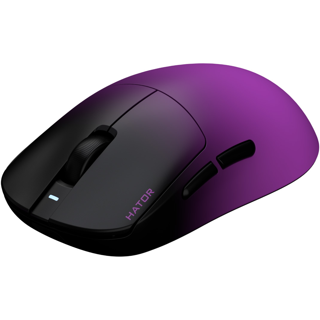 Мышь игровая HATOR Quasar 3 Ultima 8K Wireless Black/Violet (HTM760)
