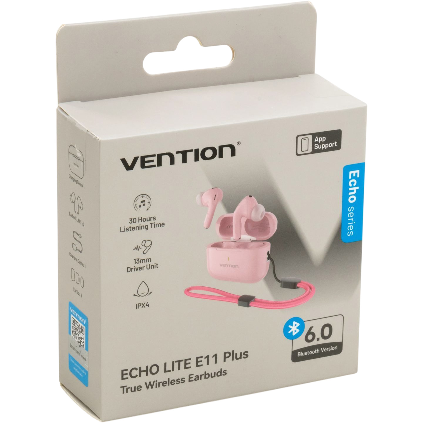 Наушники VENTION Echo Lite E11 Plus Pink