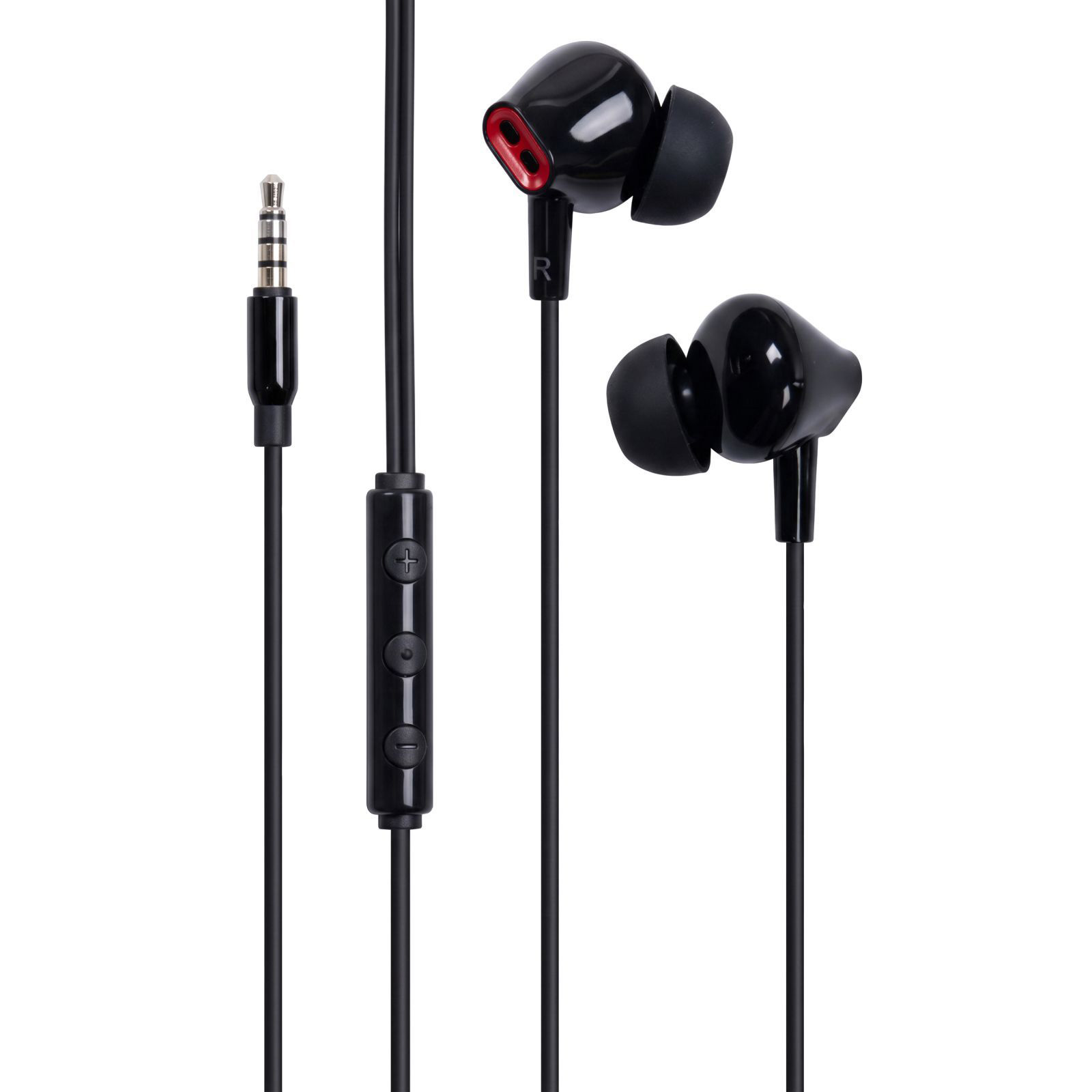 Наушники VENTION Echo Lite mini-jack 3.5 мм Black