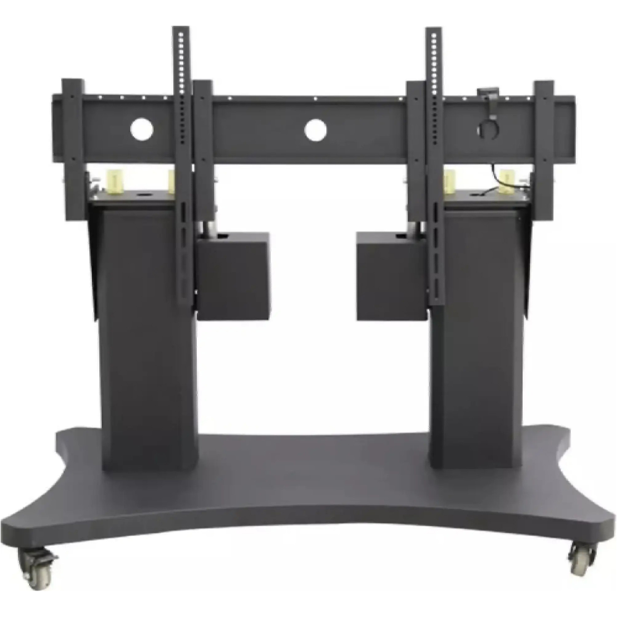 Презентационная стойка с креплением под ТВ QUBE ZR-6084F 65"-98" Black