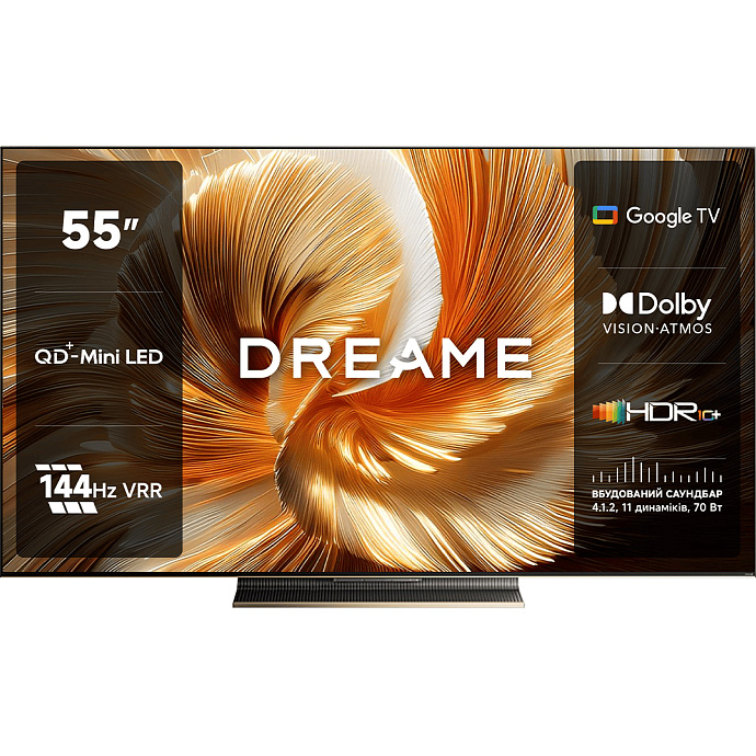 Телевизор DREAME 55" QLED 4K 55S100