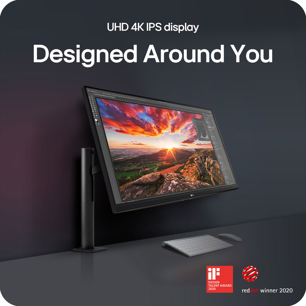 Монітор 31.5" LG UltraFine Ergo 32UN880K-B