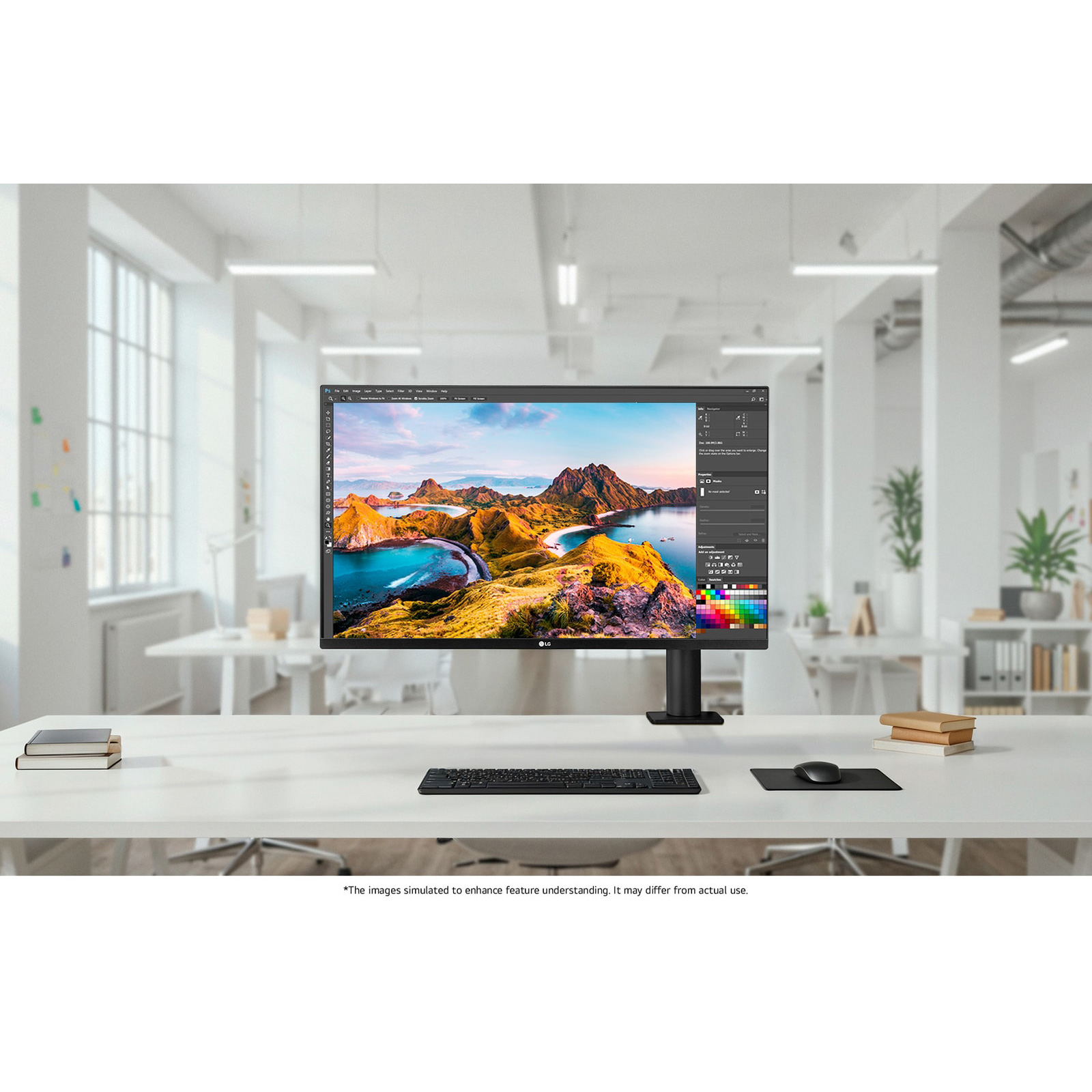 Монітор 31.5" LG UltraFine Ergo 32UN880K-B