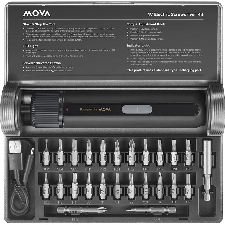 Электроотвёртка MOVA MSD008