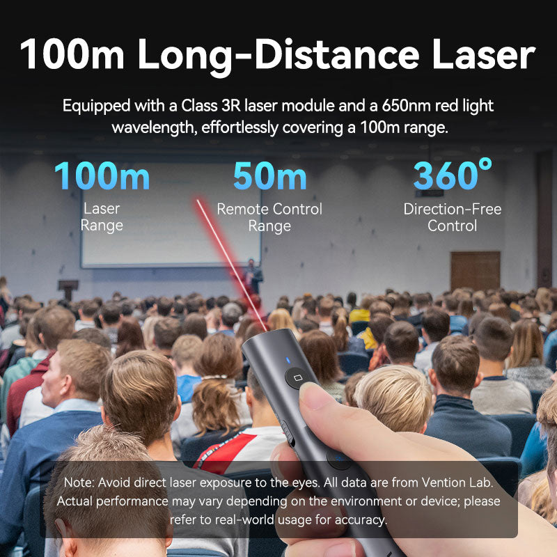 Презентер VENTION PowerPoint Clicker with Red Laser Pointer