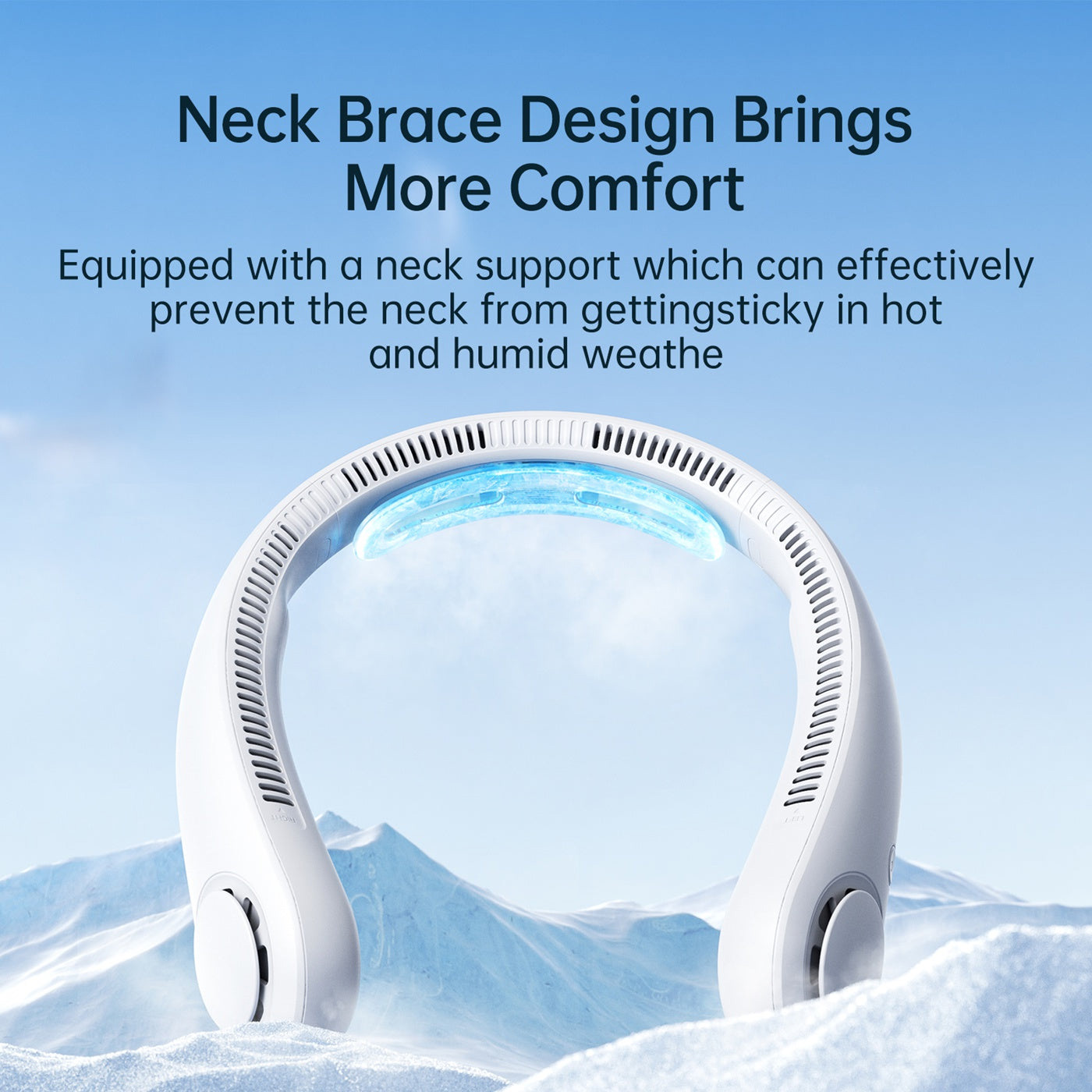 Портативний вентилятор на шию JISULIFE Neck Fan Life4 Blue