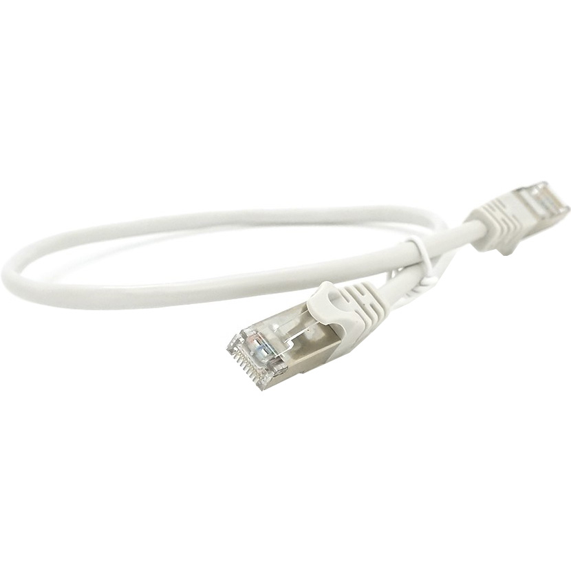 Патч-корд MERLION F/UTP Cat.5e CU 0.5м Gray