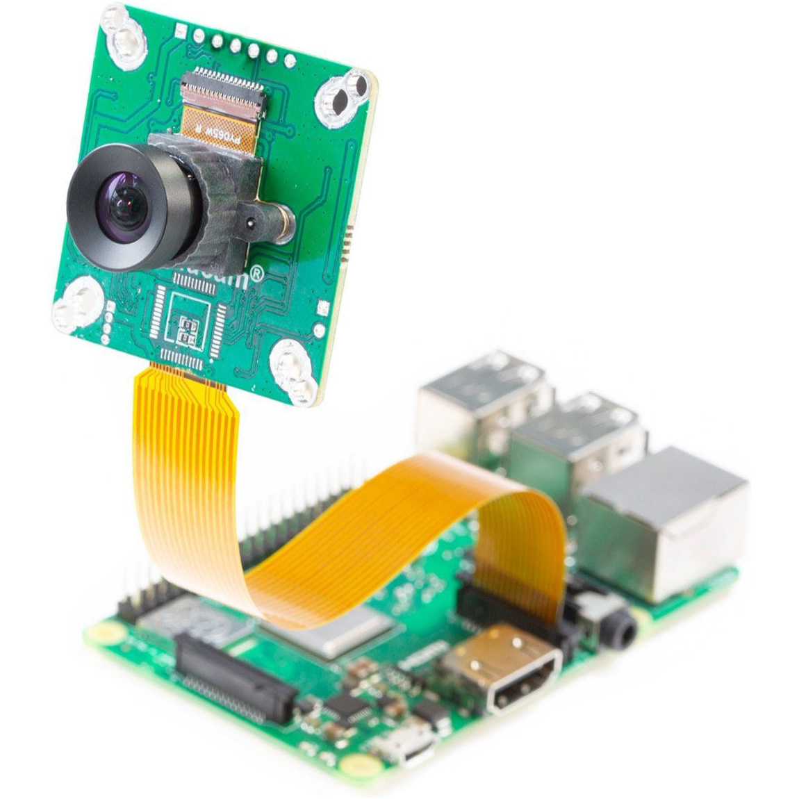Модуль камери ARDUCAM 1MP Monochrome Global Shutter Camera Module with M12 Mount Lens for Raspberry Pi 5/4/3B+/3 (OV9281)