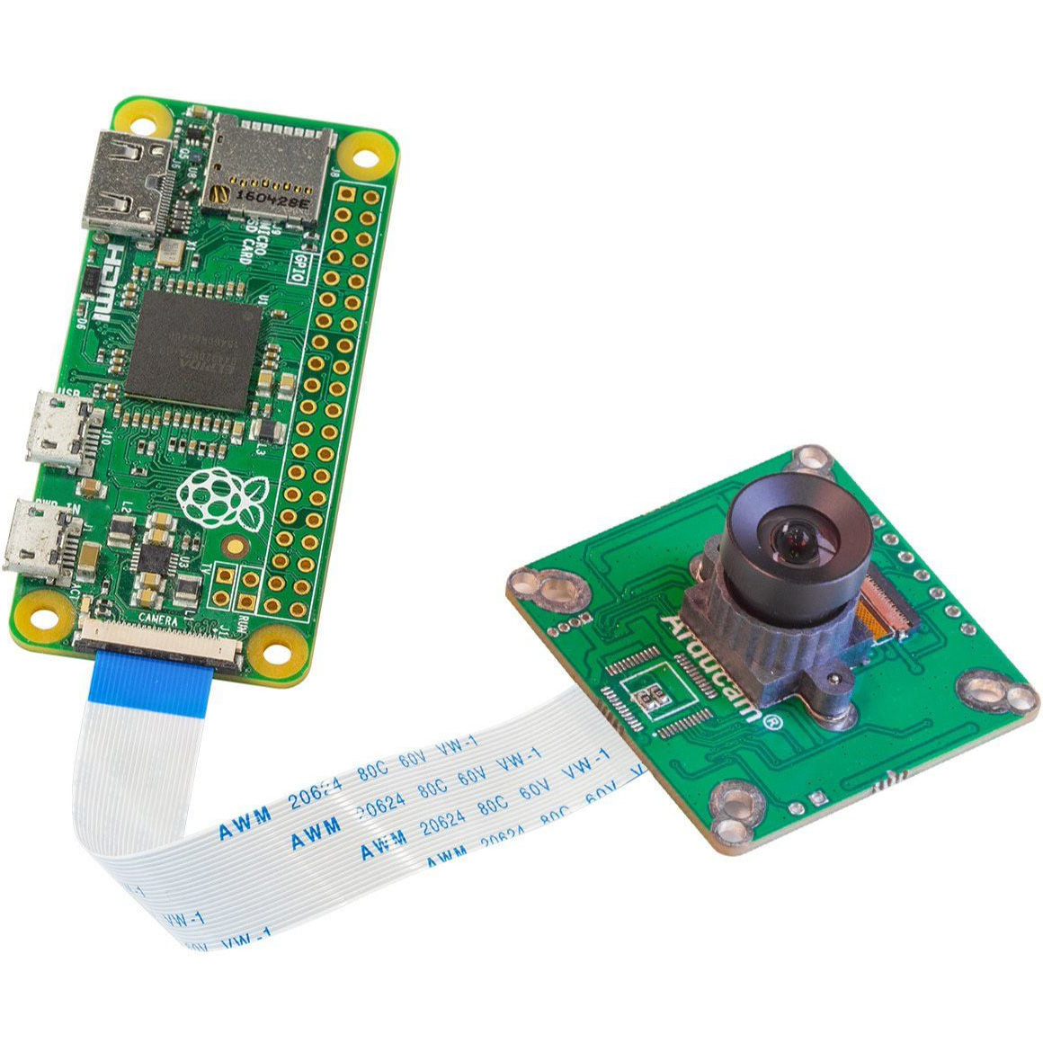 Модуль камери ARDUCAM 1MP Monochrome Global Shutter Camera Module with M12 Mount Lens for Raspberry Pi 5/4/3B+/3 (OV9281)