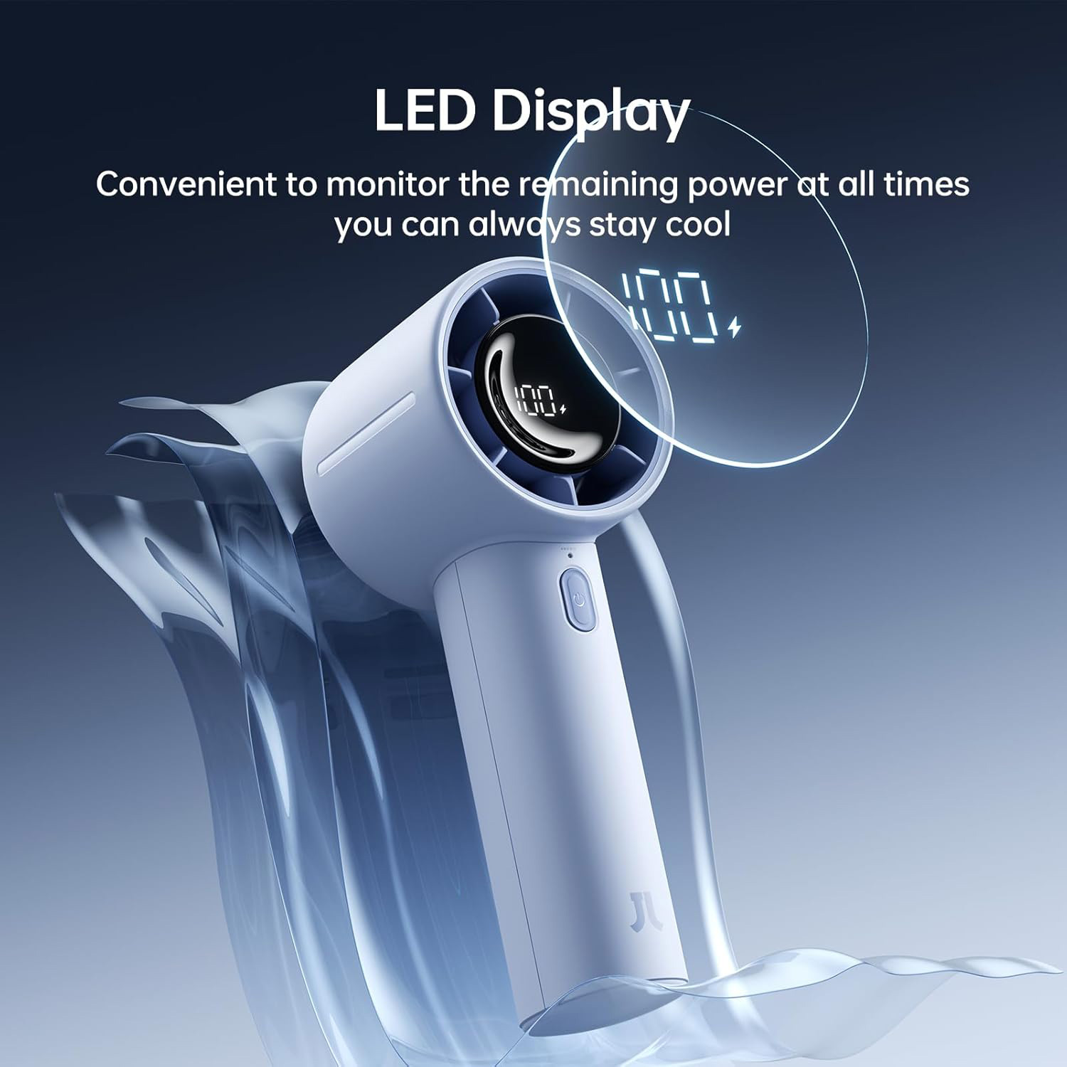 Портативний ручний вентилятор JISULIFE Handheld Fan Life10S Sunny Blue