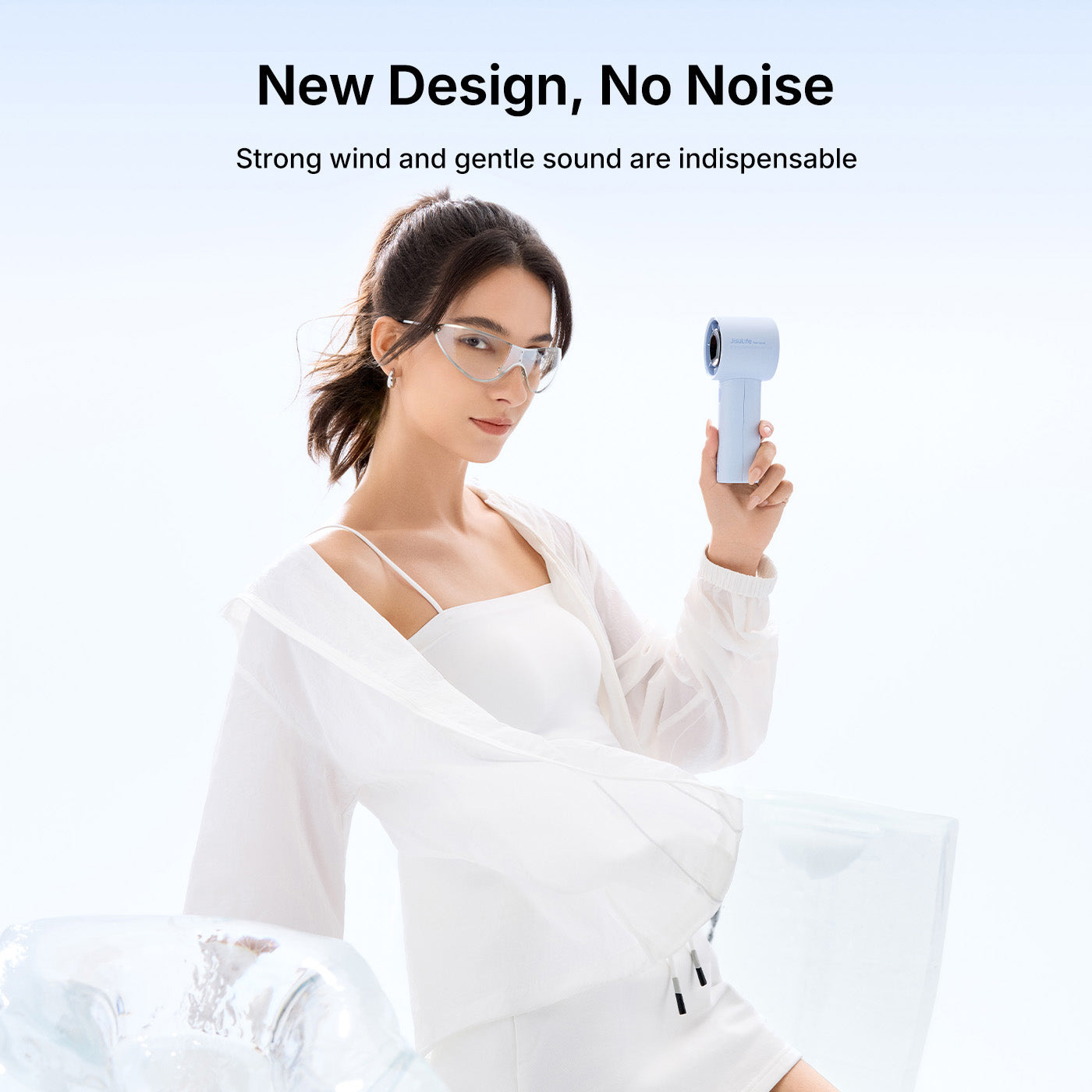 Портативний ручний вентилятор JISULIFE Handheld Fan Life10S Sunny Blue