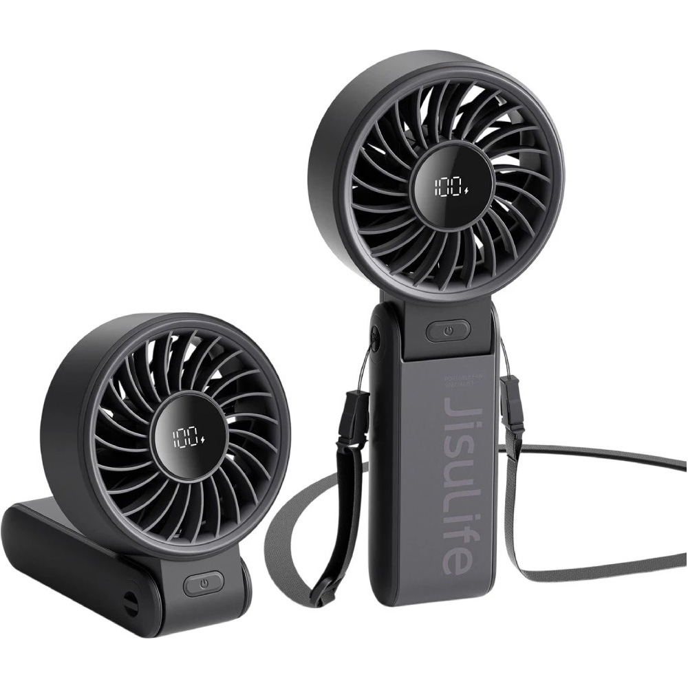 Портативний ручний вентилятор JISULIFE Handheld Fan Life7 Black