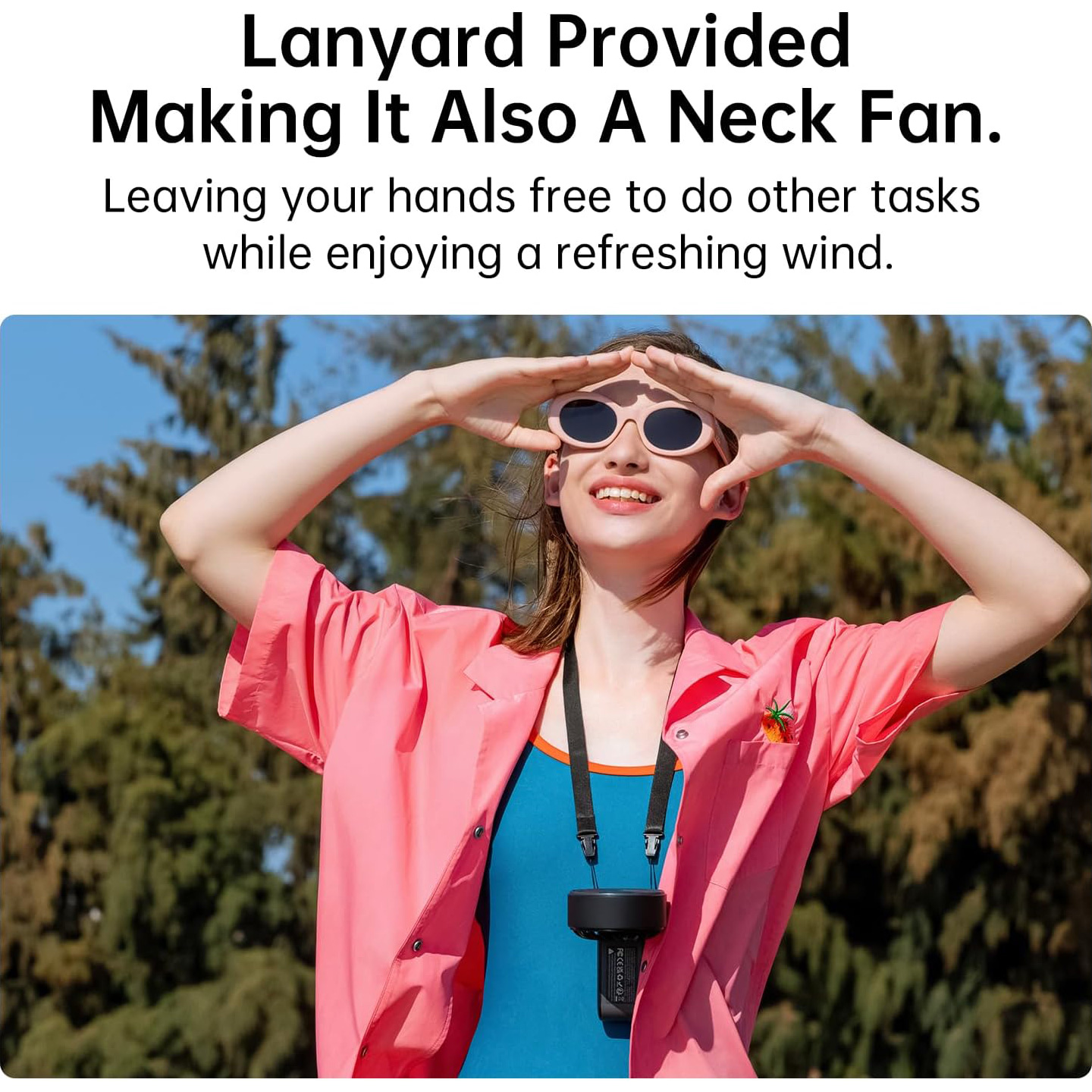 Портативний ручний вентилятор JISULIFE Handheld Fan Life7 Black
