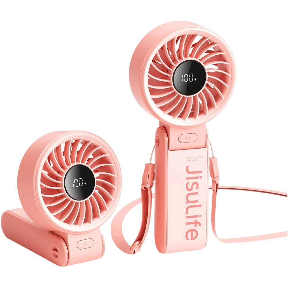 Портативний ручний вентилятор JISULIFE Handheld Fan Life7 Pink