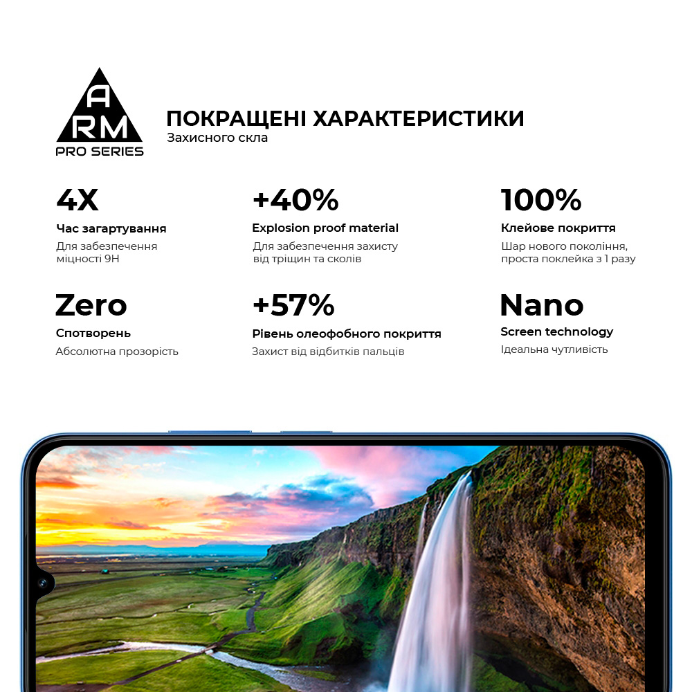 Защитное стекло ARMORSTANDART Pro для Redmi 15C