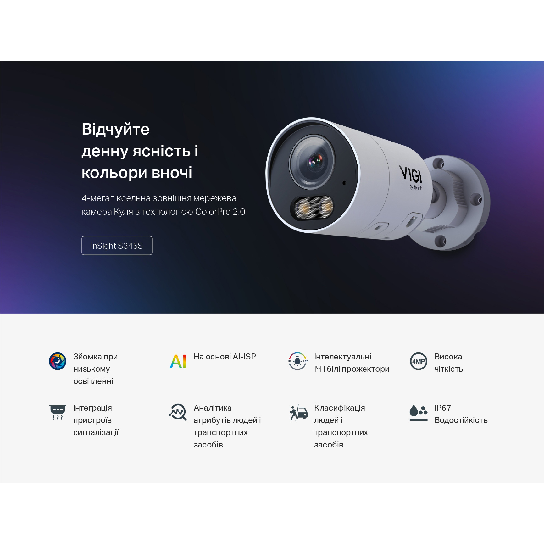 IP-камера TP-LINK Vigi InSight S345S 4mm