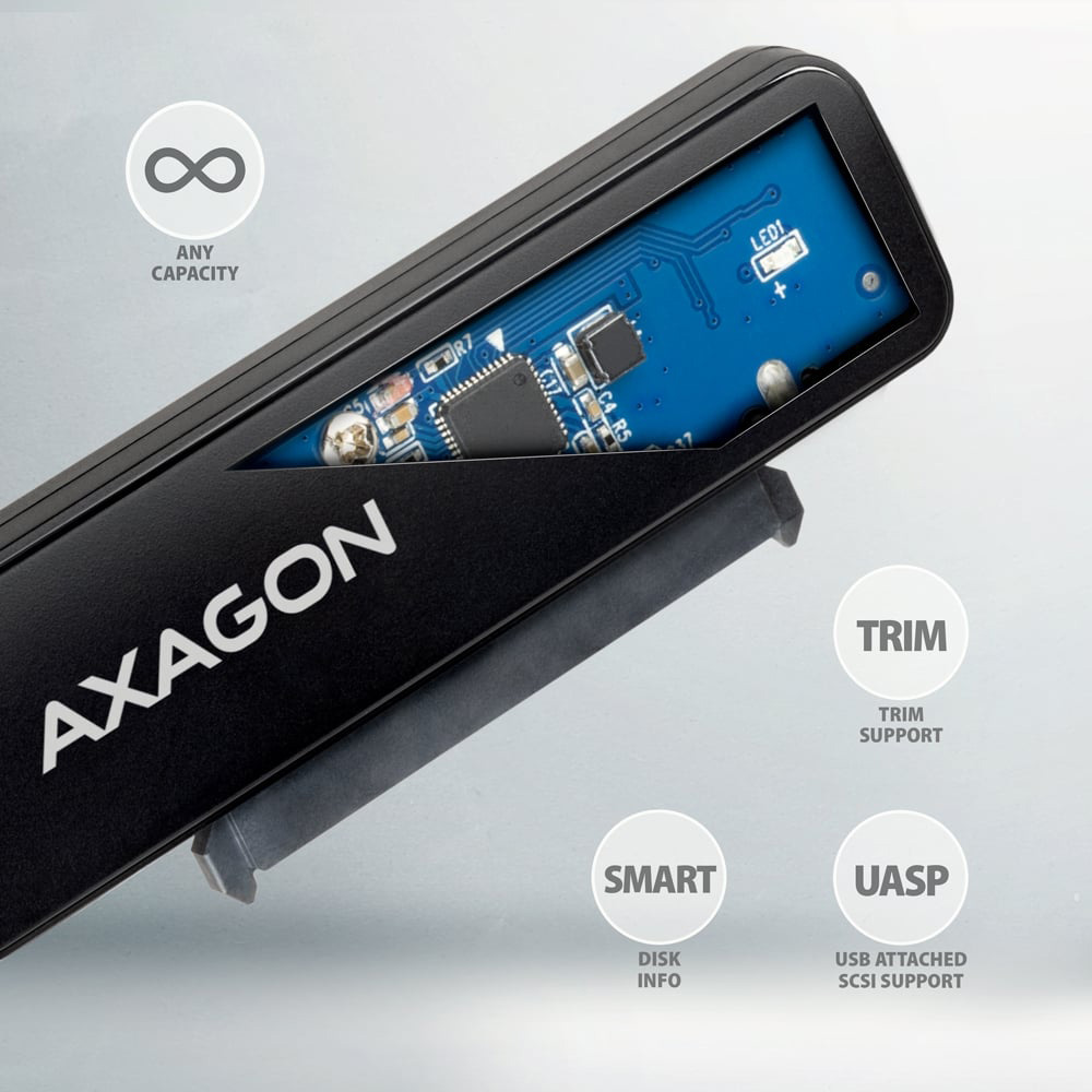 Адаптер AXAGON 2.5" SATA to USB3.2 (ADSA-FP2A)