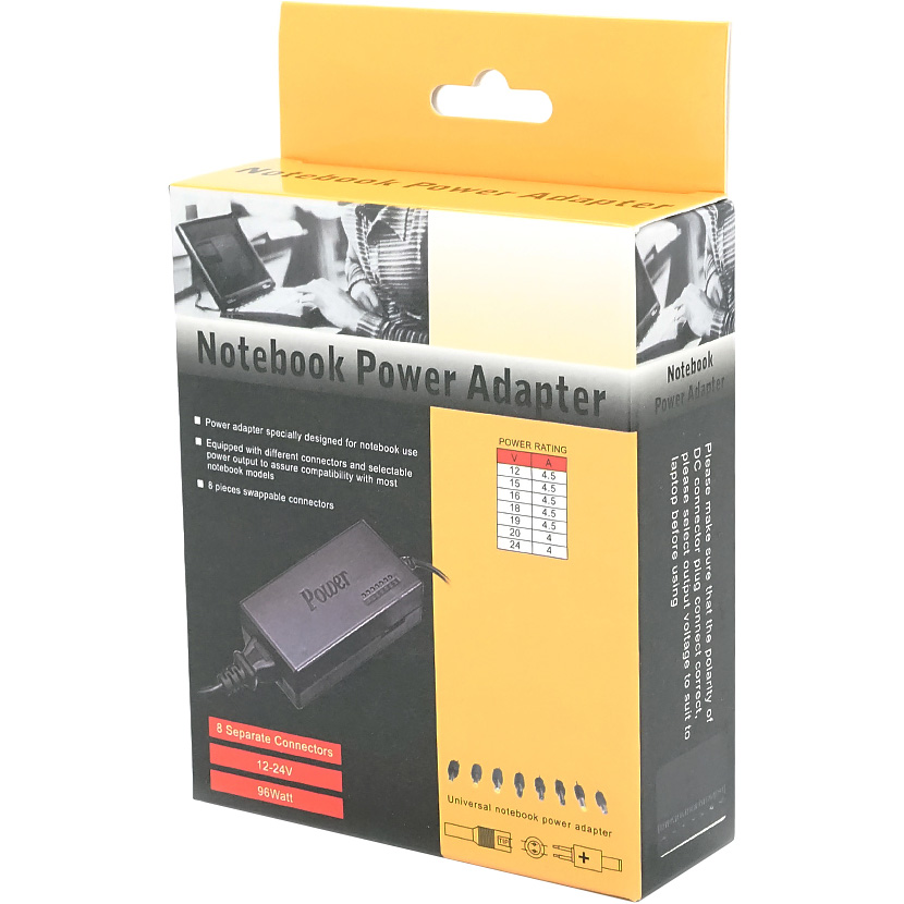 Блок питания универсальный VOLTRONIC 12-24V 96W (MY-96W-2,5)