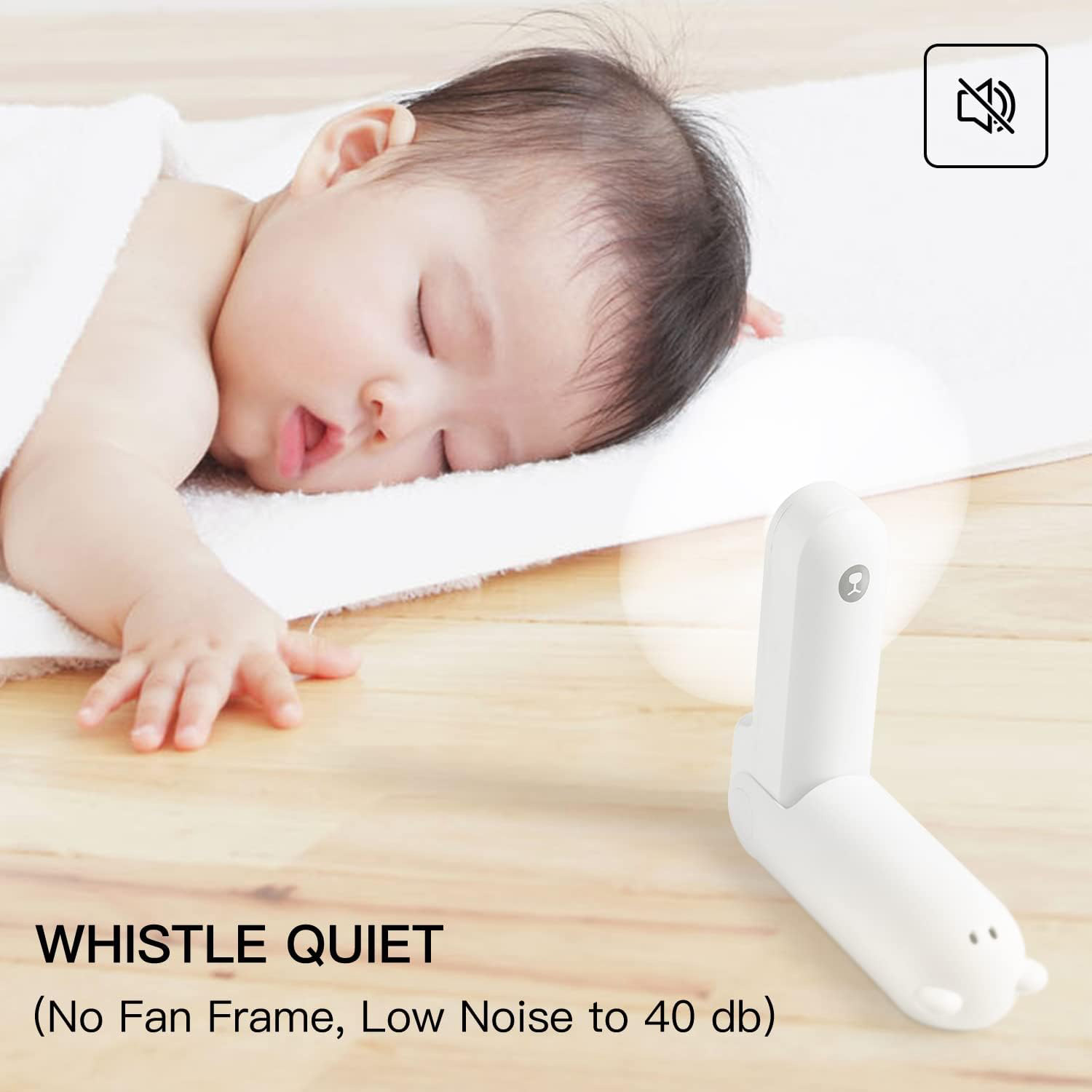 Портативний ручний вентилятор JISULIFE Handheld Fan Life8 Plus White