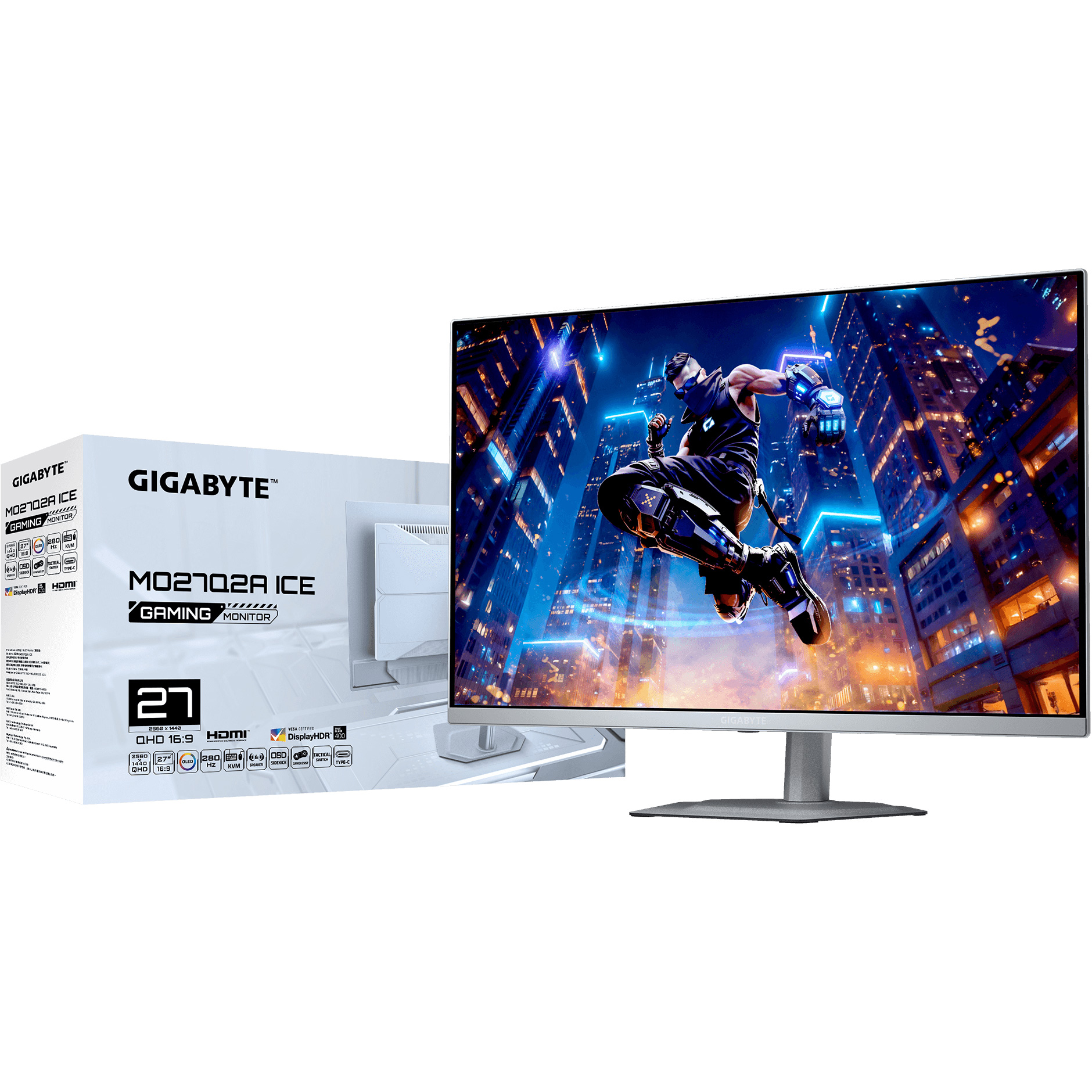 Монитор 27" GIGABYTE MO27Q2A Ice