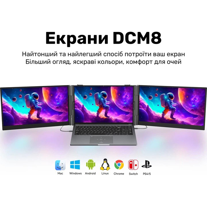 Портативный монитор 15.3" BLACKVIEW DCM8 Gray