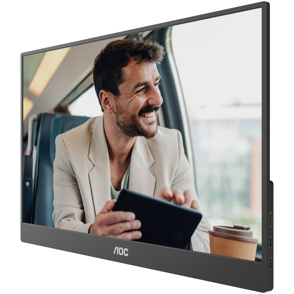 Портативный монитор 15.6" AOC 16T20E2