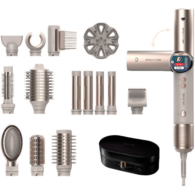 Мультистайлер CECOTEC AirGlam 14-in-1 Flex Champagne (A01_EU01_114727)