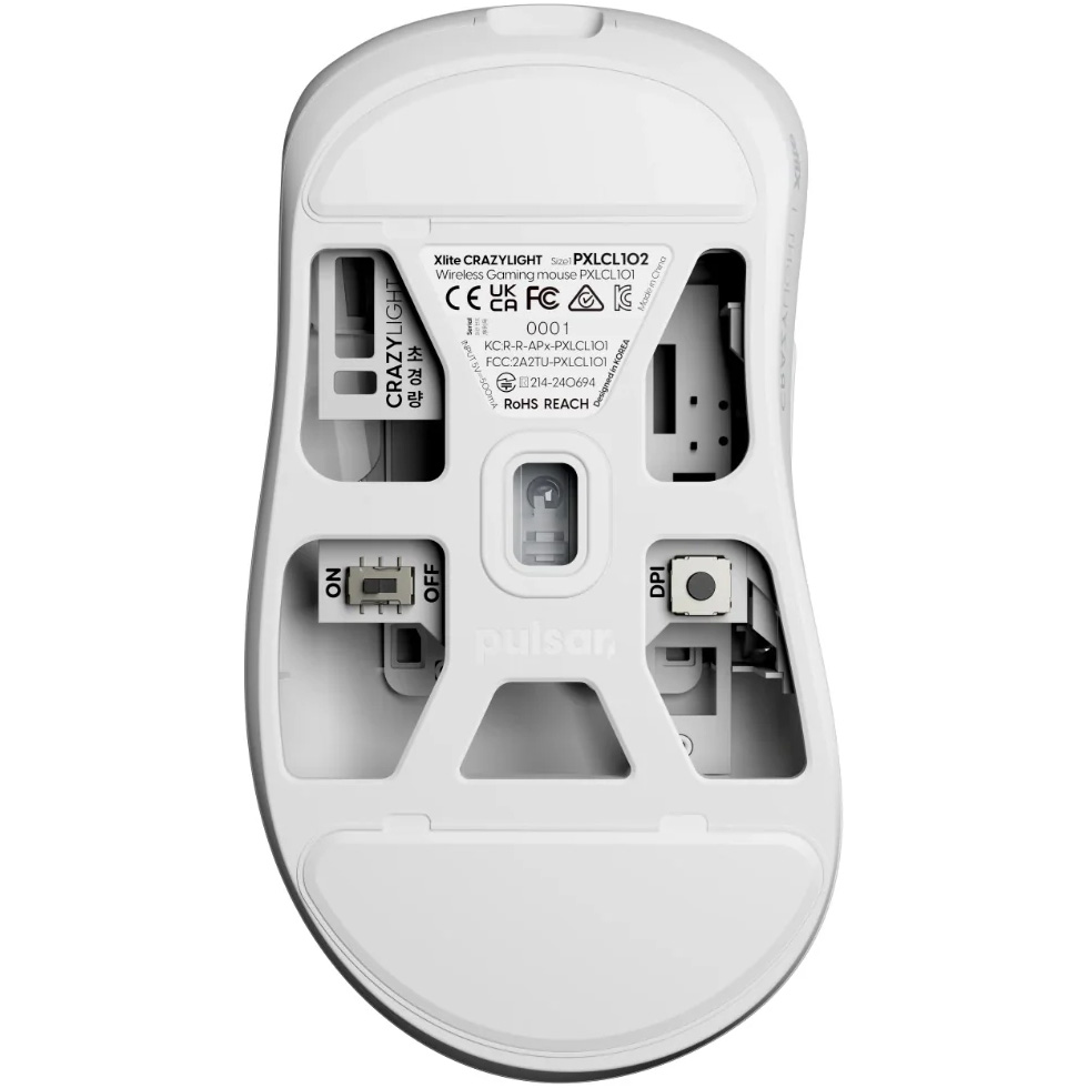 Миша ігрова PULSAR Xlite CrazyLight Medium Uyuni White