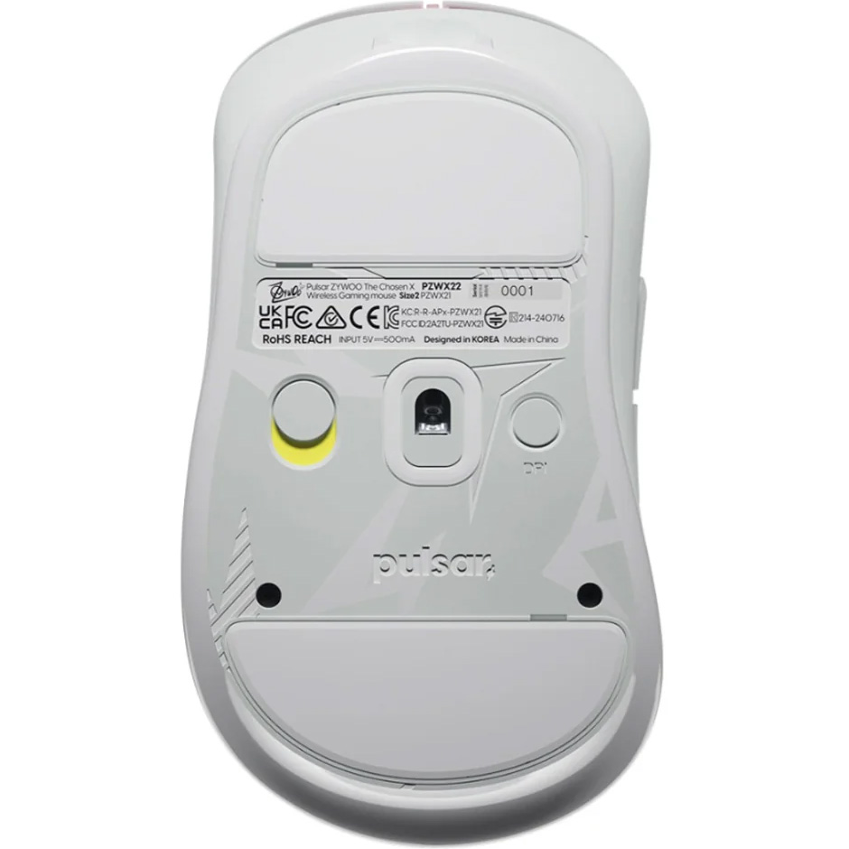 Миша ігрова PULSAR ZywOo Medium White