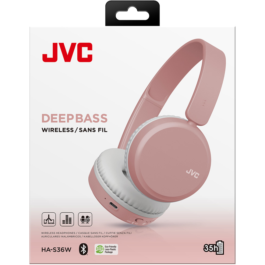 Наушники JVC HA-S36W Pink