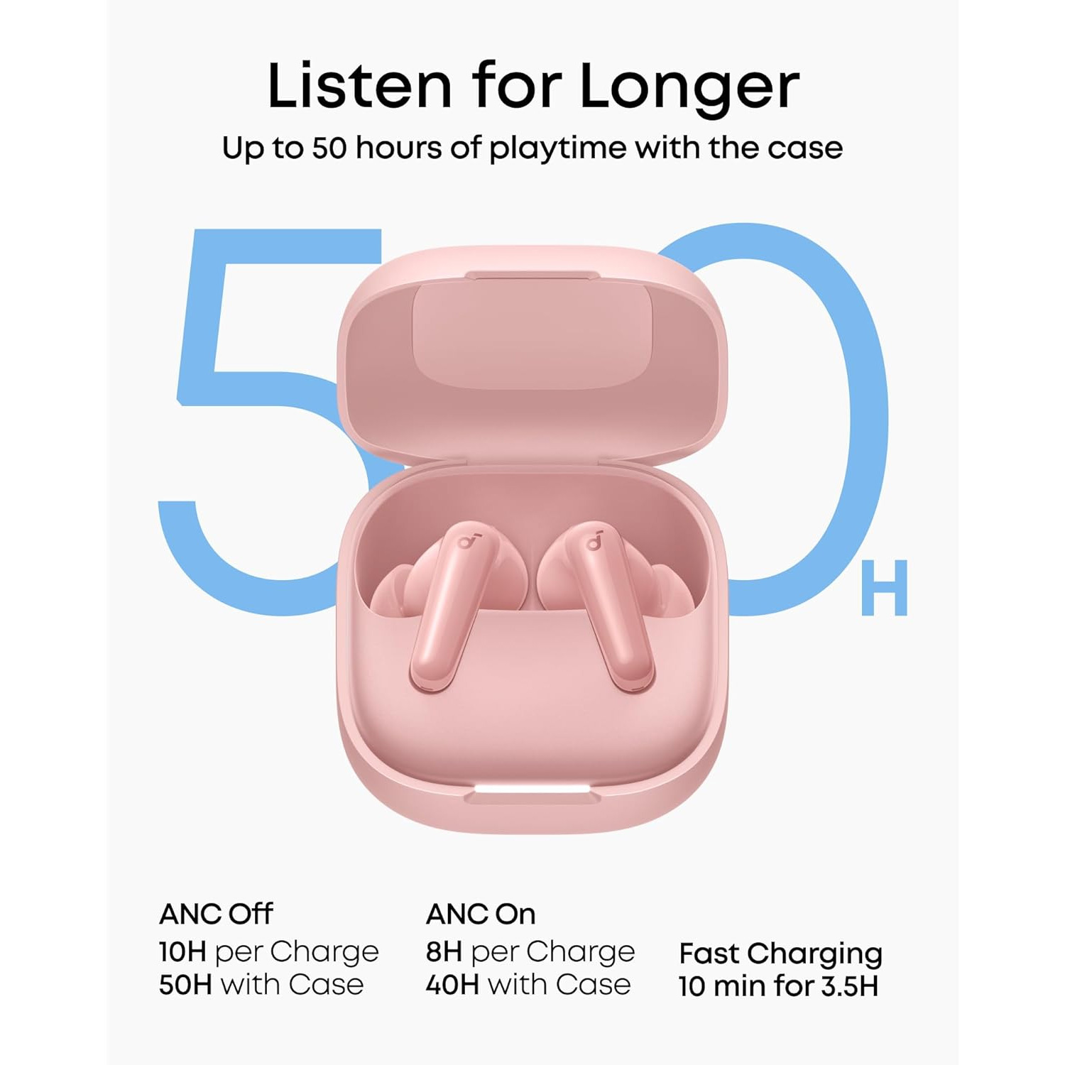 Наушники ANKER SoundCore R60i NC Pink (D1202G51)