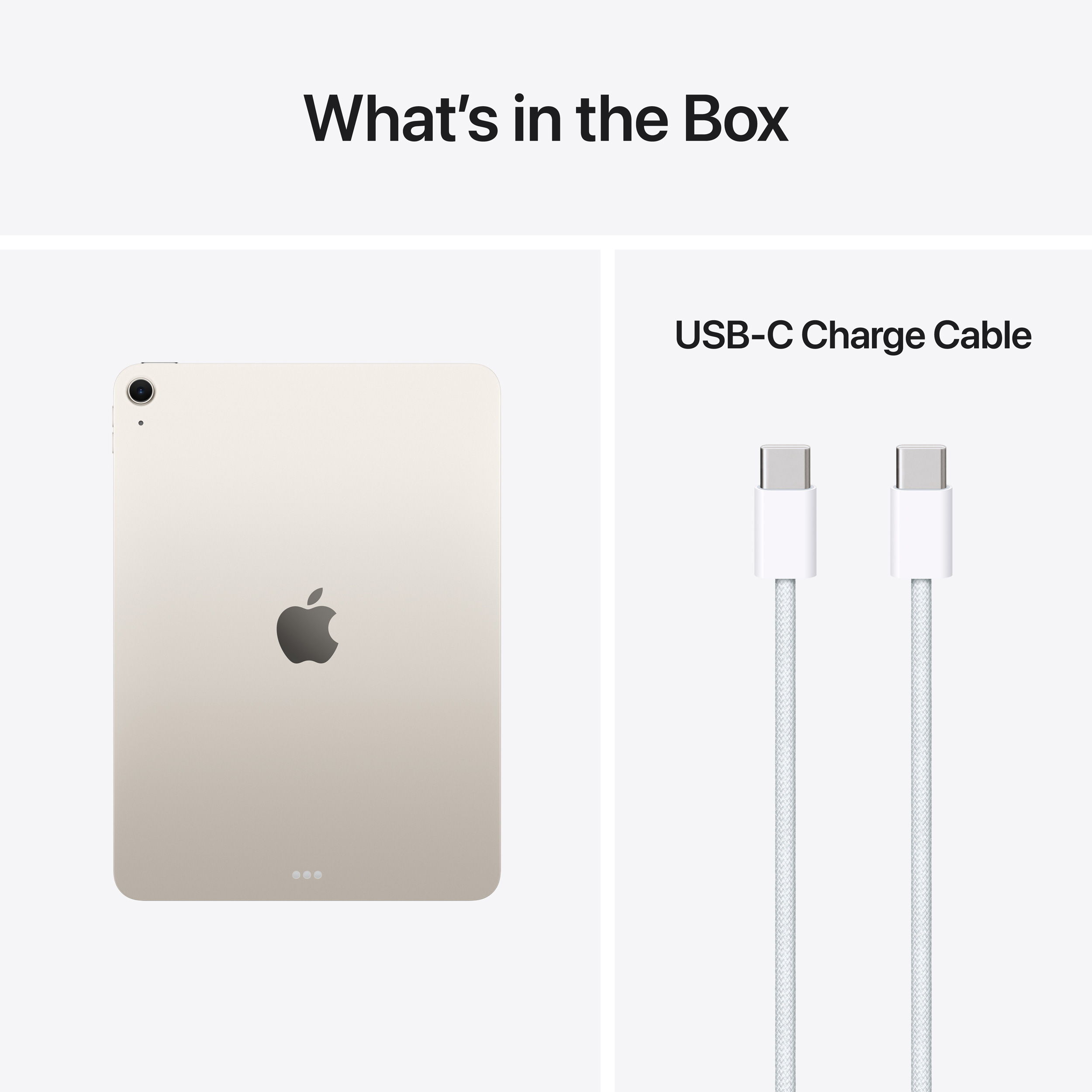 Планшет APPLE iPad Air M4 11" Wi-Fi 128GB Starlight (MH334TY/A)