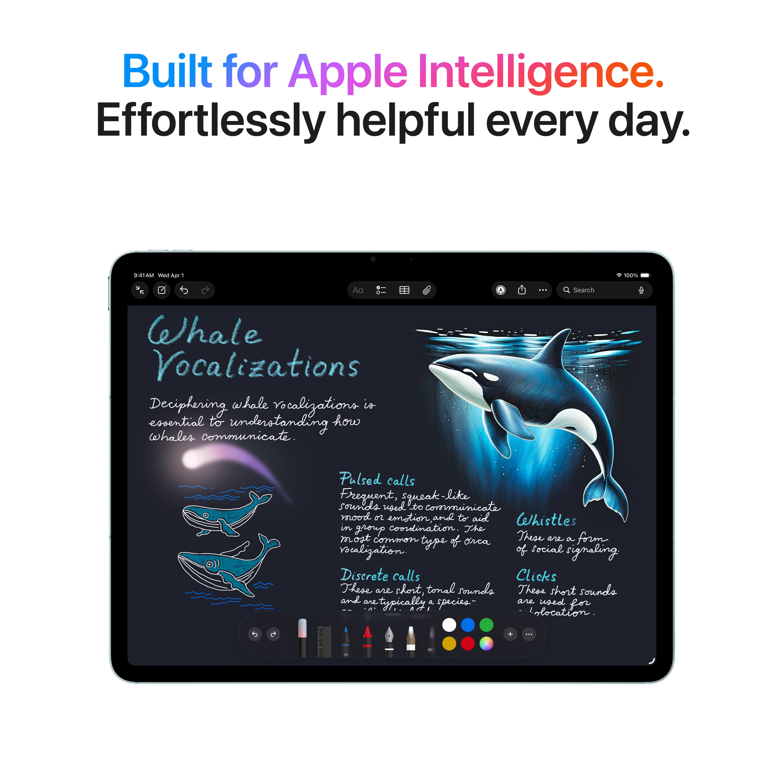 Планшет APPLE iPad Air M4 13" Wi-Fi 5G 128GB Space Gray (MH9D4TY/A)