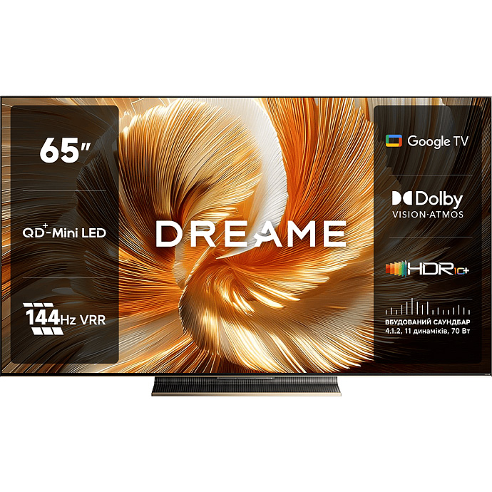 Телевизор DREAME 65" QLED 4K 65S100