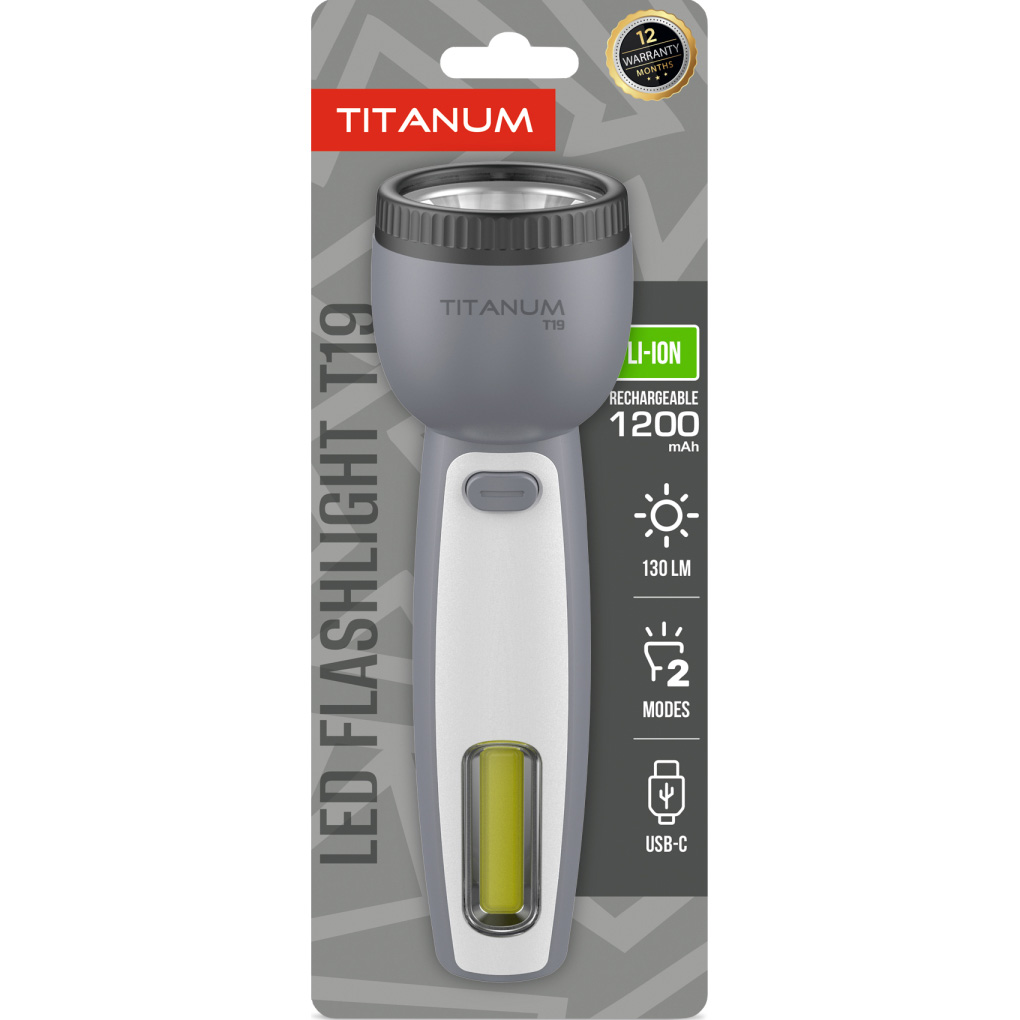 Фонарь TITANUM TLF-T19 Gray
