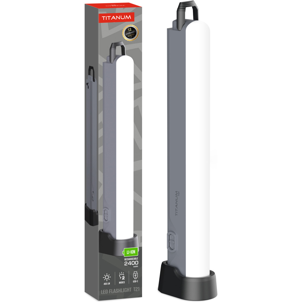 Фонарь кемпинговый TITANUM TLF-T21 Gray