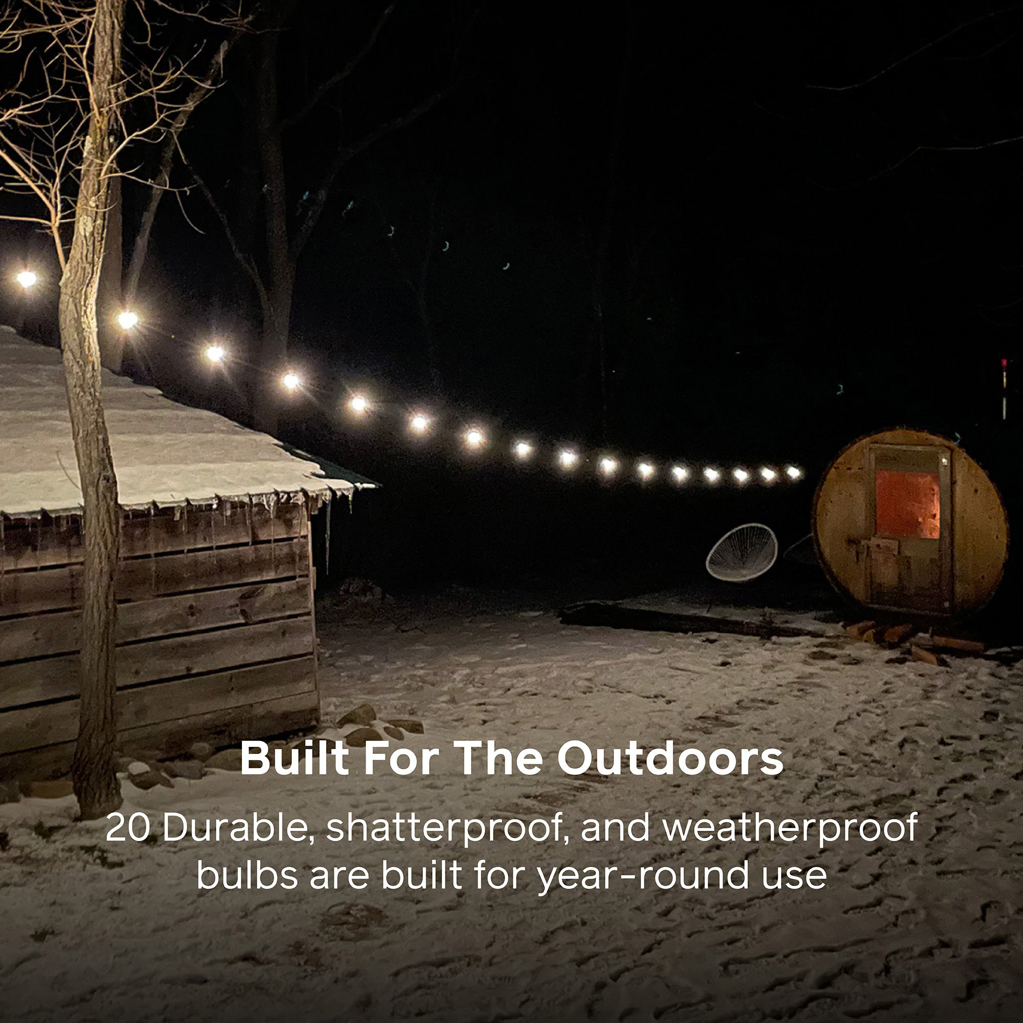 Фонарь-гирлянда BIOLITE Solar String Lights 44' White (SSB0101)