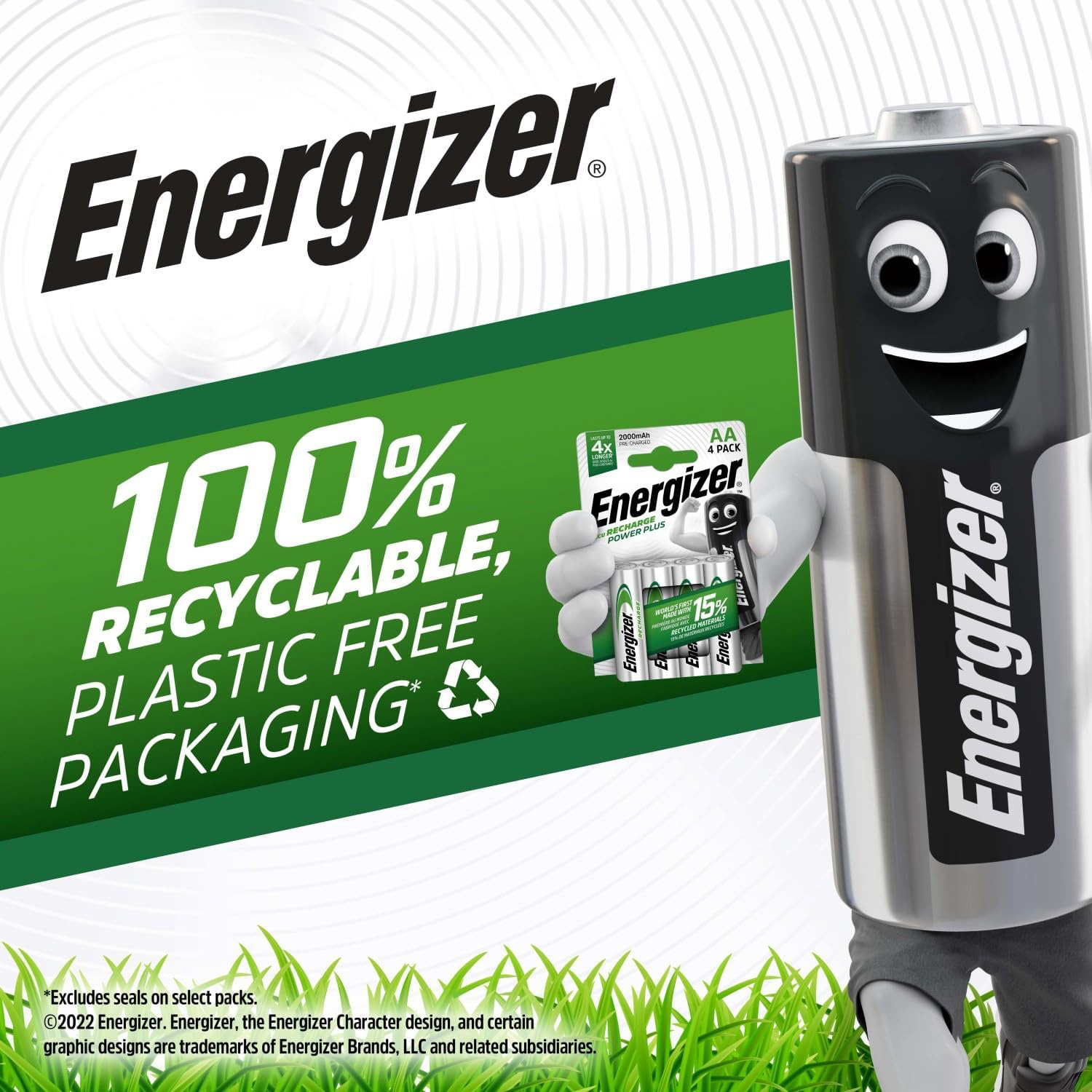 Аккумулятор ENERGIZER Power Plus D 2500mAh 2шт/уп (E300322002)