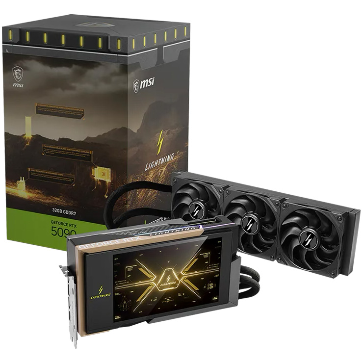 Видеокарта MSI GeForce RTX 5090 32G Lightning Z