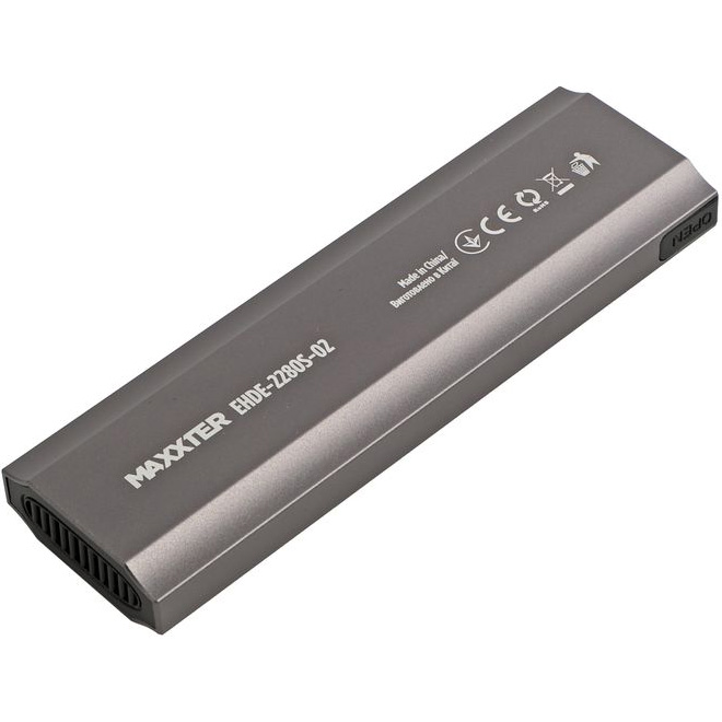 Карман внешний MAXXTER NVMe SATA M.2 SSD to USB3.1 (EHDE-2280S-02)